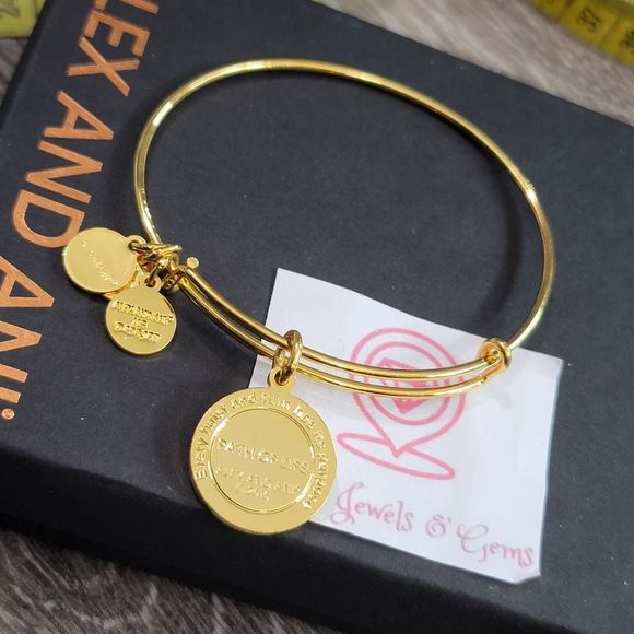 Alex and Ani path of Life charm bracelet - Picture 3 of 3